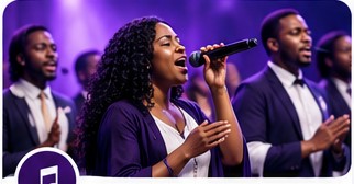 Online worship and choir team